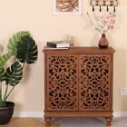Accent Storage Cabinet Sideboard & Buffet Carved Cabinet Decorative Display