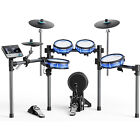 Donner EC6694 BackBeat 8-Piece Electronic Drum Kit Set with 1100+ Sounds