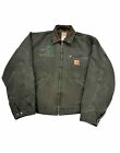 Vintage Carhartt Blanket Lined Detroit J97 MOS Green Jacket Men's XL-Regular VTG