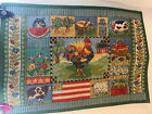 Country Rooster Farm Life Rug 27 X 18 3/4