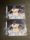New Listing(2) 2020 Topps Chrome Rookie AUTO Justin Dunn Mariners/Reds
