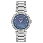 Citizen Eco-Drive Silhouette Women's Crystal Accent Watch 28MM EM0840-59N