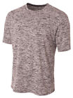 A4 N3296 Mens Short Sleeve Dri-Fit Moisture Wicking Space Dye Tech T-Shirt