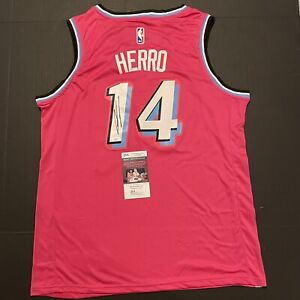 NBA Tyler Herro Signed Miami Heat Jersey JSA Coa Autographed