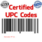 100 UPC Codes Barcode Number Amazon Certified Approved
