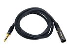 Monoprice XLR Male to 1/4in TRS Male Cable - 6 Feet | 16AWG, Gold Plated