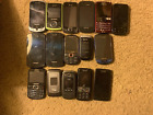 Lot of 16 Vintage Samsung Cell Phones