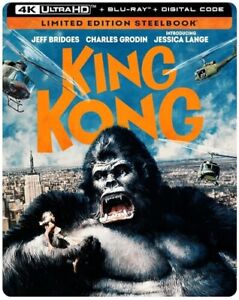 King Kong [New 4K UHD Blu-ray] With Blu-Ray, 4K Mastering, Steelbook, 2 Pack,