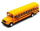 large Yellow School Bus Diecast Model pull back action openable doors 8.5 inch