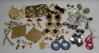 VTG Lot Of 20 PAIRS EARRINGS MULTI BRAND MULTI COLORED GOLD & SILVER TONE #2