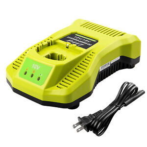Charger For RYOBI  P117 Battery High Capacity 18Volt Lithium-Ion P108 P107 P106