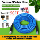 5800PSI Sewer Jetter Kit for Pressure Washer 50FT 1/4