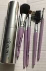 Hana K Lot Of 5 Shading Brush Face Lip Eyes Brows with Carry Case Never Used
