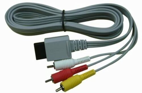 Original OEM Nintendo Wii And Wii U Audio Video AV Cable Cord Very Good 6Z