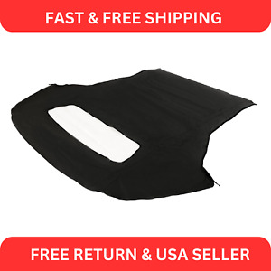 For Ford Mustang 2005-2014 Canvas Convertible Soft Top w/Plastic Window