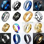 Celtic Stainless Steel Rings for women Men Wedding Band Statement Ring Jewelry