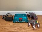 New ListingNintendo 64 N64 Ice Blue Console Tested Bundle w Controllers, Expansion Pak
