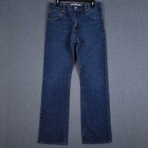 Levis 517 Jeans Mens 32x34 (Fits 31x34) Blue Dark Wash Boot Cut Straigt Denim