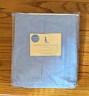 Pottery Barn Kids Chambray Blue Cotton Pleated Nursery Crib Bed Skirt New