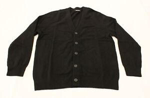 NAADAM Men's Signature Cashmere Classic Cardigan LV5 Black Size XL NWT