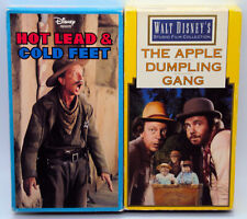 New ListingTHE APPLE DUMPLING GANG Hot Lead & Cold Feet VHS Don Knotts Walt Disney Westerns