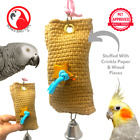 Bonka Bird Toys 2627 Sisal Foraging Pouch Small Medium Parrot Cage Toy Conure