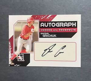2011 Heroes & Prospects RANDAL GRICHUK Full Body Silver Version Auto RC Rookie