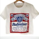 (Officially Licensed) Budweiser Distressed Crop Top