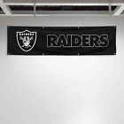 For Las Vegas Raiders Football Fans 2x8 ft Flag NFL Gift Man Cave Banner