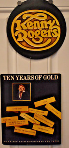 Kenny Rogers 1978 Advertising Mobile For Record Store NEW Ten Years Of Gold Orig