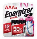 ENERGIZER MAX AAA Batteries (4-Pack), Max AAA Alkaline Batteries, Long Lasting