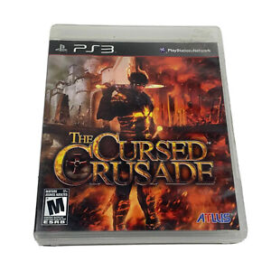 The Cursed Crusade PS3 CIB Complete Disc Case Manual Atlus PlayStation 3