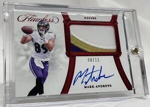 2020 MARK ANDREWS Panini Flawless Player Worn Patch Auto RARE /15