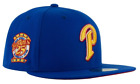 New Era 59Fifty San Diego Padres PHILIPPINES P Logo Blue Gold Fitted Hat 7 3/8