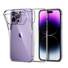 For iPhone 11 12 13 14 Pro Max Silicone Shockproof Case Clear Cover Ultra Thin