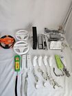Nintendo Wii Lot With Black Console  Bowser Controller And Several Others Parts