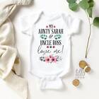 My Aunty And Uncle Love Me Baby Bodysuit, New Niece Gift, Newborn Baby Nieces,