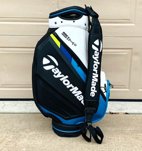New ListingTaylorMade SIM 2 Tour Staff Bag Brand New W/Tags Black White Blue LOCAL PGH ONLY