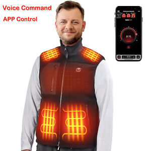 Heated Vest for Men with 15000mAh Battery Pack Electric Heating Vest APP Control