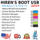Hiren's 2024 Bootable Live USB PC Password Reset Disk Repair Utility