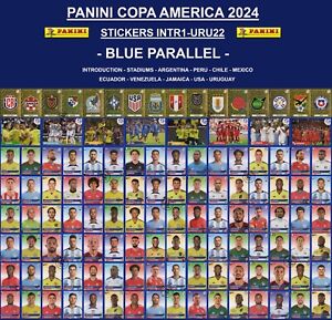 * BLUE PARALLEL *  Panini Copa America 2024 - Stickers INTR1 - URU22