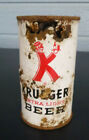 vintage Krueger Extra Light  Flat Top Beer can Brewing Newark New Jersey