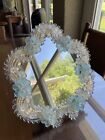 MURANO VENETIAN GLASS TABLE MIRROR  HANDCRAFTED IN ITALY