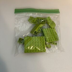 LEGO Lime Green Bulk Lot Assorted Bricks Plates Parts Pieces 1 Ounce Oz Ounces