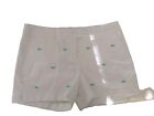 Vineyard Vines Womens Teal Embroidered WHALE Shorts size 10