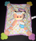 NEW Munchkin Kitty Cat Tiger Baby Security Blanket Plush Teether Lovey Blankie