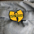 Wu*Tang Clan Band Enamel Pin Yellow Logo Old School Brooches Button Jewelry