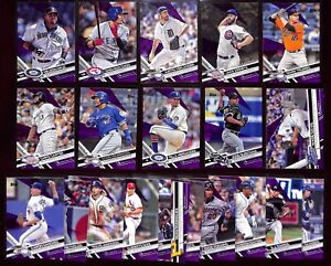 New Listing2017 Topps Purple Parallel Lot 21 Baseball Cards Toys 'R Us Exclusive Cruz Choo