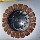FAMED BELIZE STONE SUN AND MOON CARVING Wall Decor BY JOHNNY CAMAL