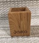 New ListingCUTCO Kitchen Tool Utensil Oak Wood Box Block Caddy Container Holder  5”x 4”